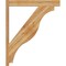 Ekena Millwork Funston Block Rough Sawn Outlooker, Western Red Cedar, 6"W x 38"D x 46"H OUT06X38X46FST05RWR - alternate 2